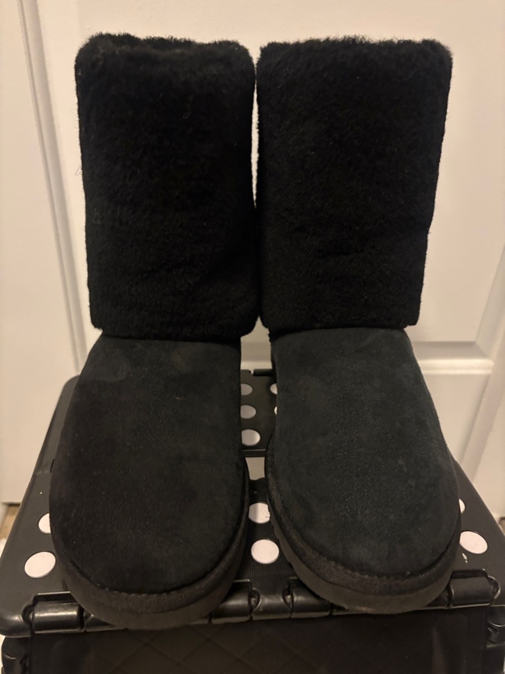 UGG Black Classic Short Shearling Boots